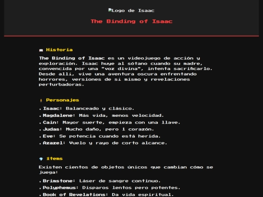 index screenshot