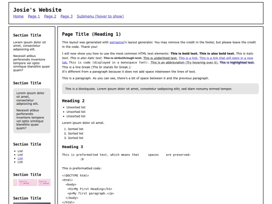 professional blog/professional screenshot