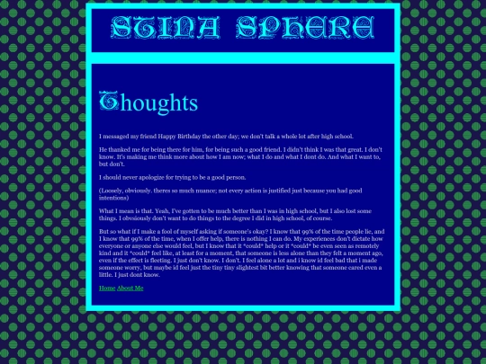 blog screenshot