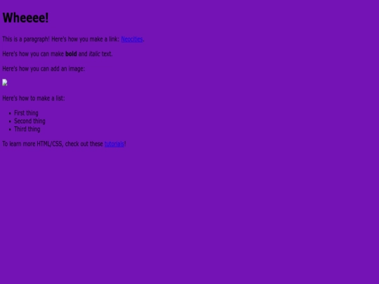 index screenshot