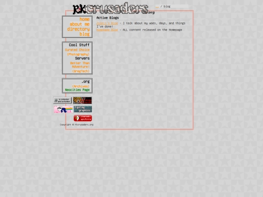 blog screenshot