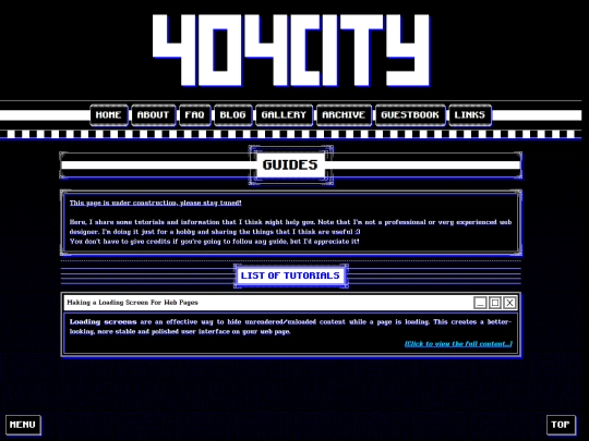 guides screenshot