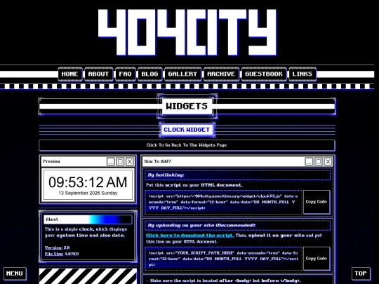 widgets/clock screenshot