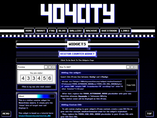 widgets/visitor-counter screenshot