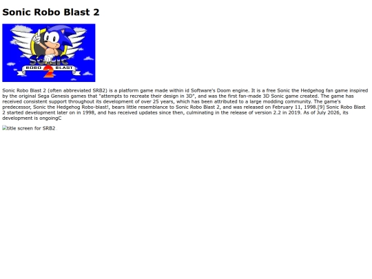 SRB2 screenshot