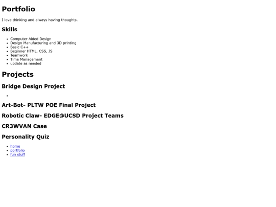 portfolio screenshot
