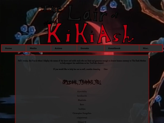 donors screenshot