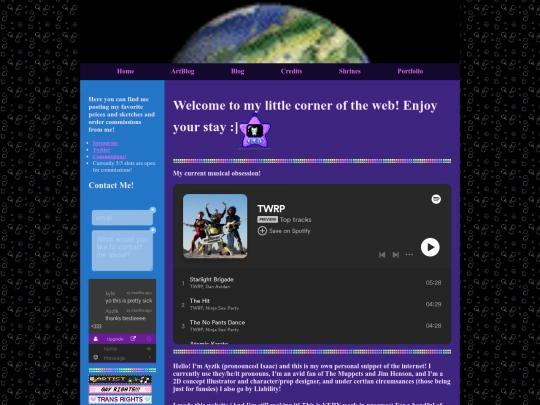 homepage screenshot