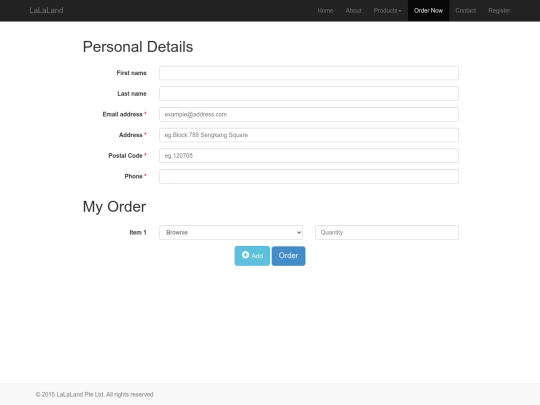 order screenshot