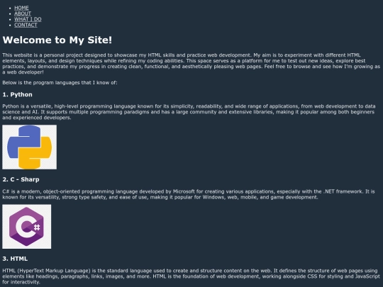 neocities-site/about screenshot