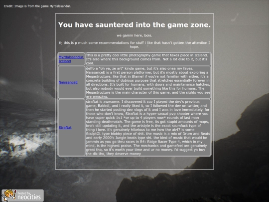 games screenshot