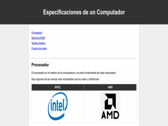 index screenshot