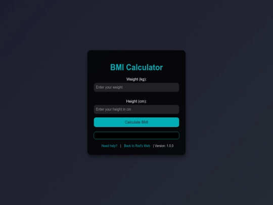 My Projects/BMI_Calculator screenshot
