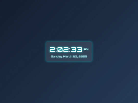 My Projects/clock screenshot