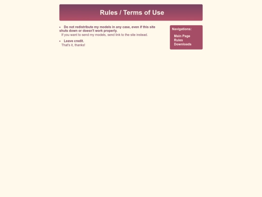 rules screenshot