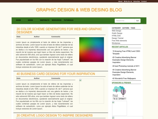 blog screenshot