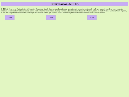 Información IES/Informacion IES screenshot