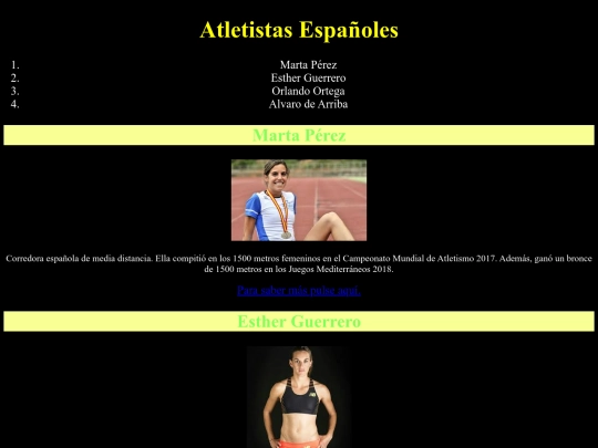 Mejores Españoles de Qatar/Athletas ESP Qatar screenshot