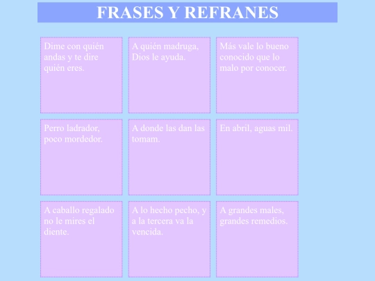 SegundoAño/Refranes/Refranes screenshot