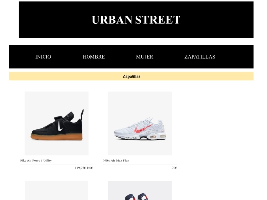 UrbanStreet/Zapatillas screenshot