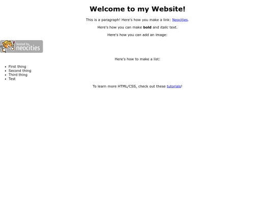 test screenshot
