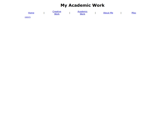academics screenshot