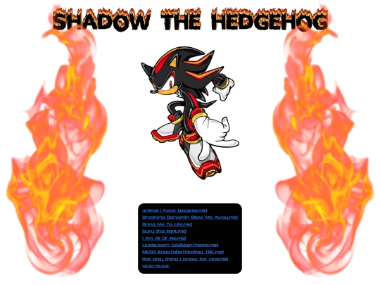 misc/random/shadowthehedgehogshrine screenshot