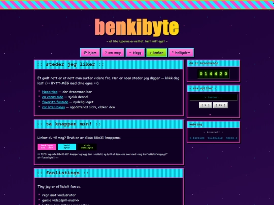 links screenshot