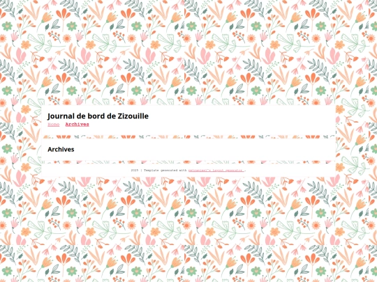 blog/archives screenshot