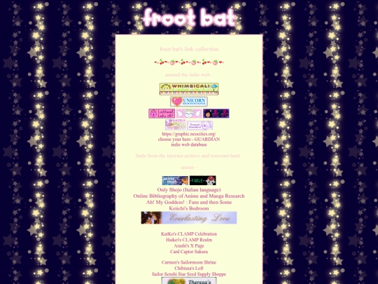 links screenshot