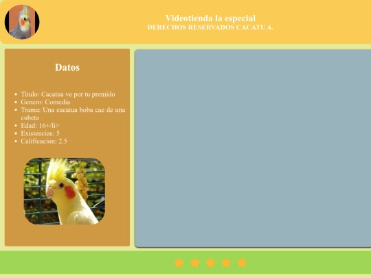 tienda screenshot
