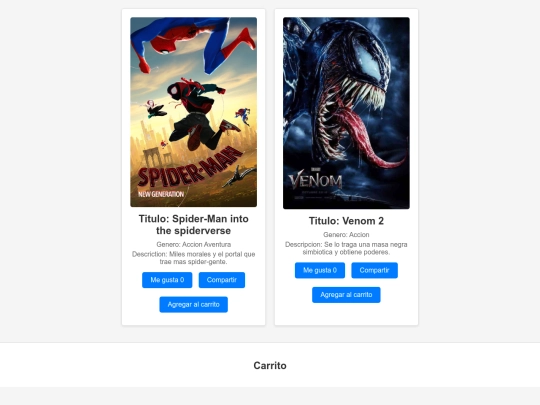 tienda/tienda screenshot