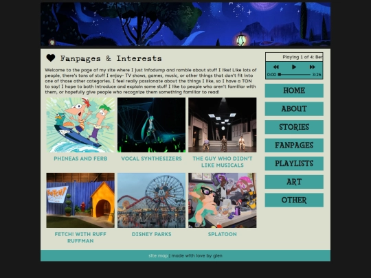 interests screenshot