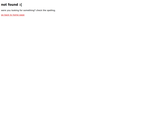 not_found screenshot