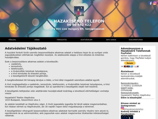 dataprotection screenshot
