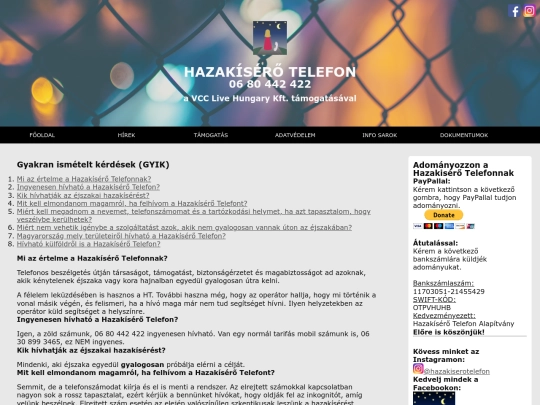 faq screenshot