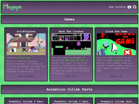 pages/portfolio screenshot