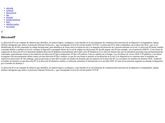 web_compartida/direccion-ip screenshot