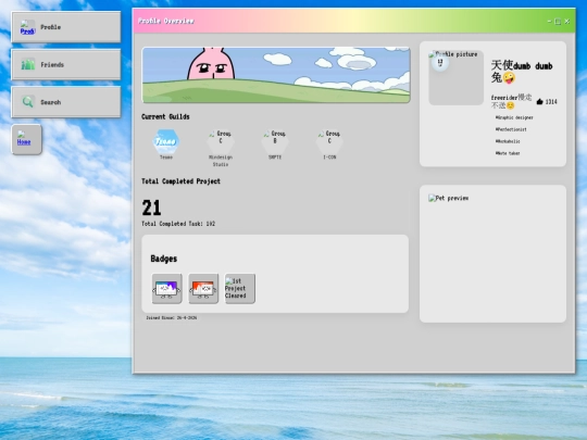 profilea screenshot