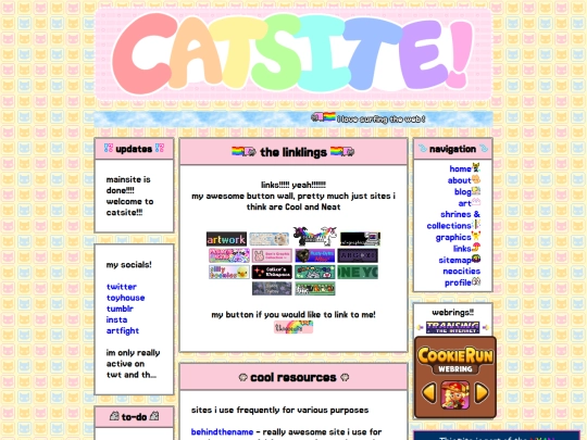 links screenshot