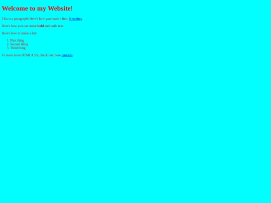 index screenshot