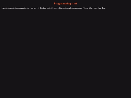 programming screenshot