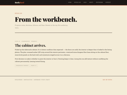 blog screenshot