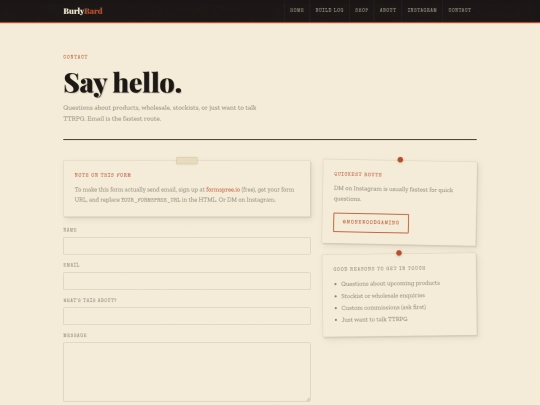 contact screenshot