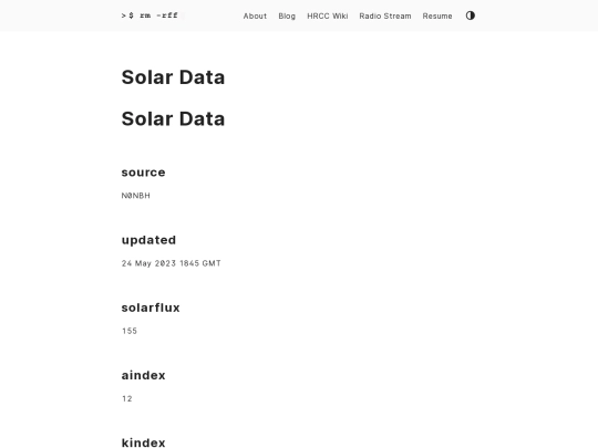 solardata screenshot