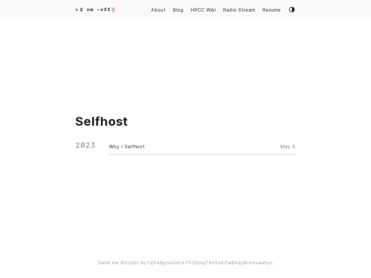 tags/selfhost screenshot