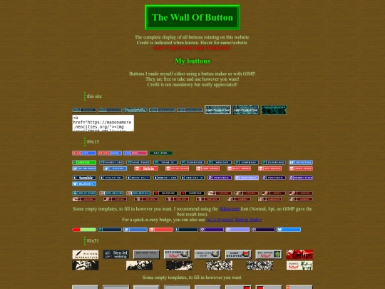 pages/sidepages/buttonwall screenshot