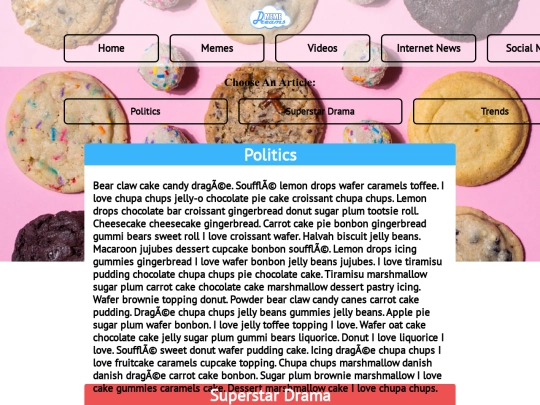 news screenshot
