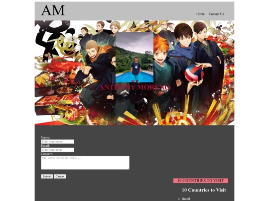 contact us screenshot
