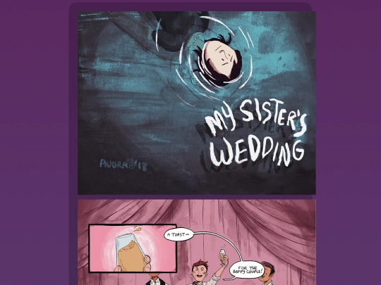 comics/wedding screenshot